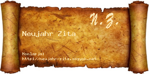 Neujahr Zita névjegykártya